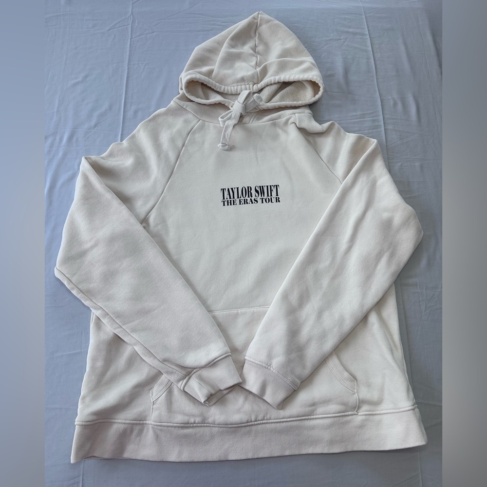 Taylor Swift The Eras Tour Cream Hoodie Size M